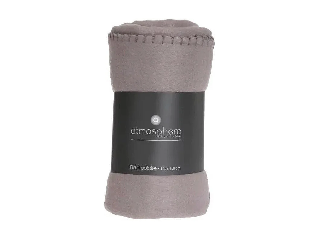 Manta polar Atmosphera gris claro 125x150 cm