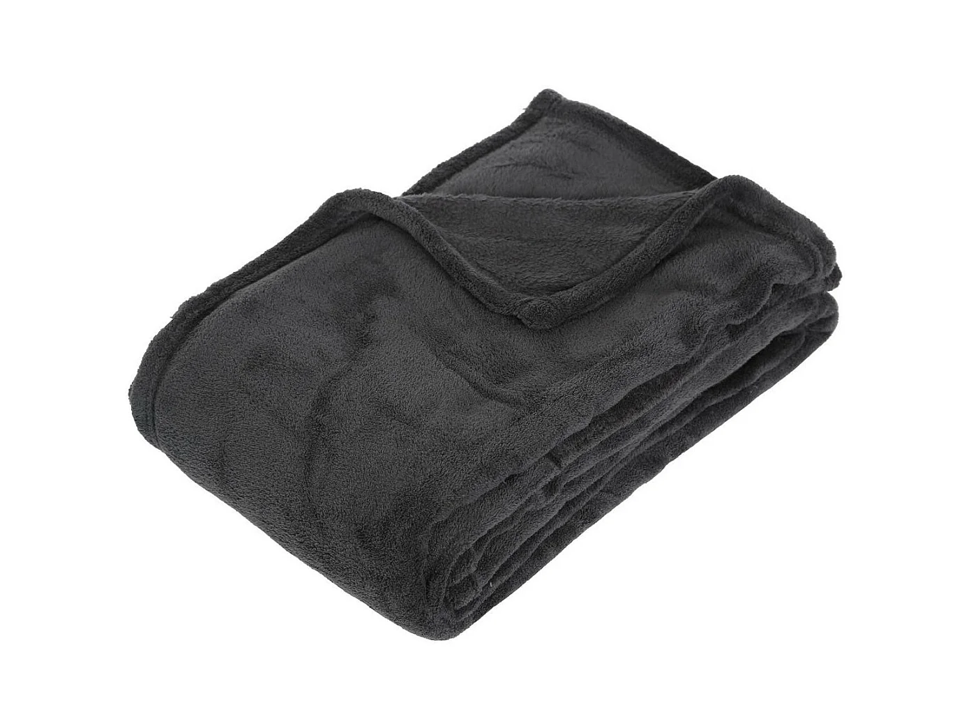 Plaid Microfibre Gris foncé 130x180 cm