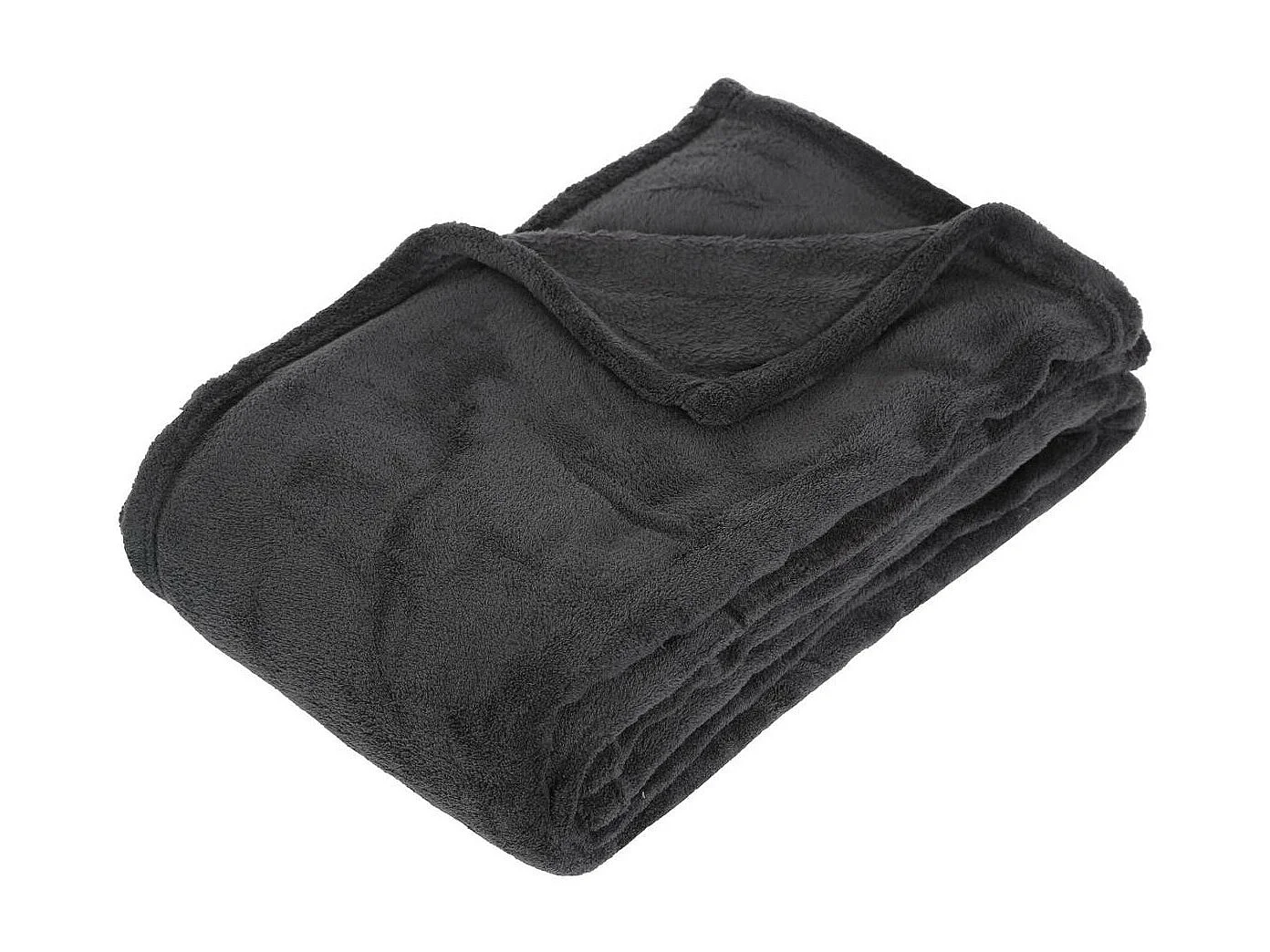 Plaid Microfibre Gris foncé 130x180 cm