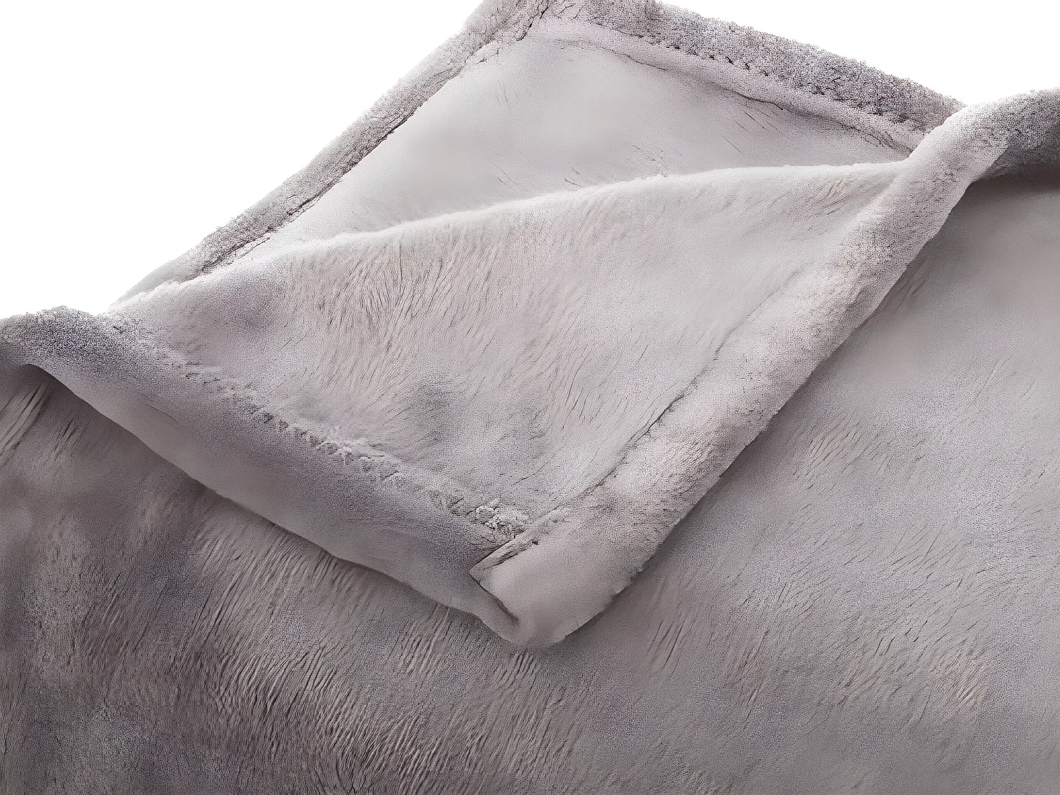 Plaid Flanelle Gris 130 x 180 cm