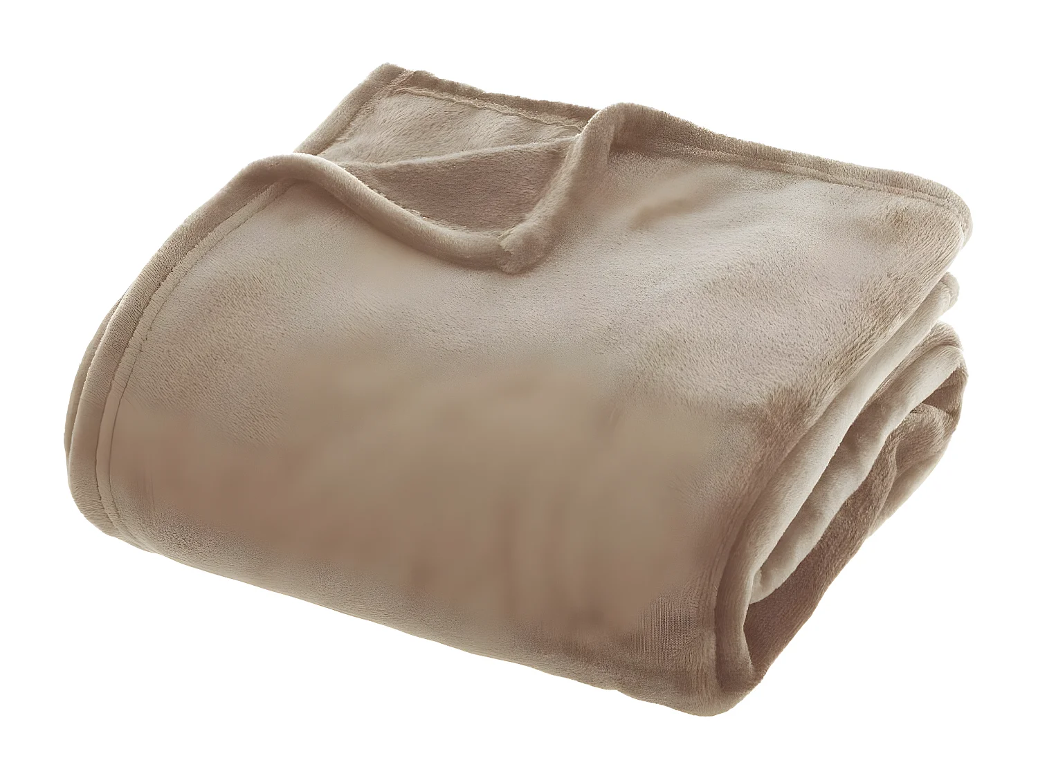 Plaid Flanelle Beige lin 180 x 230 cm