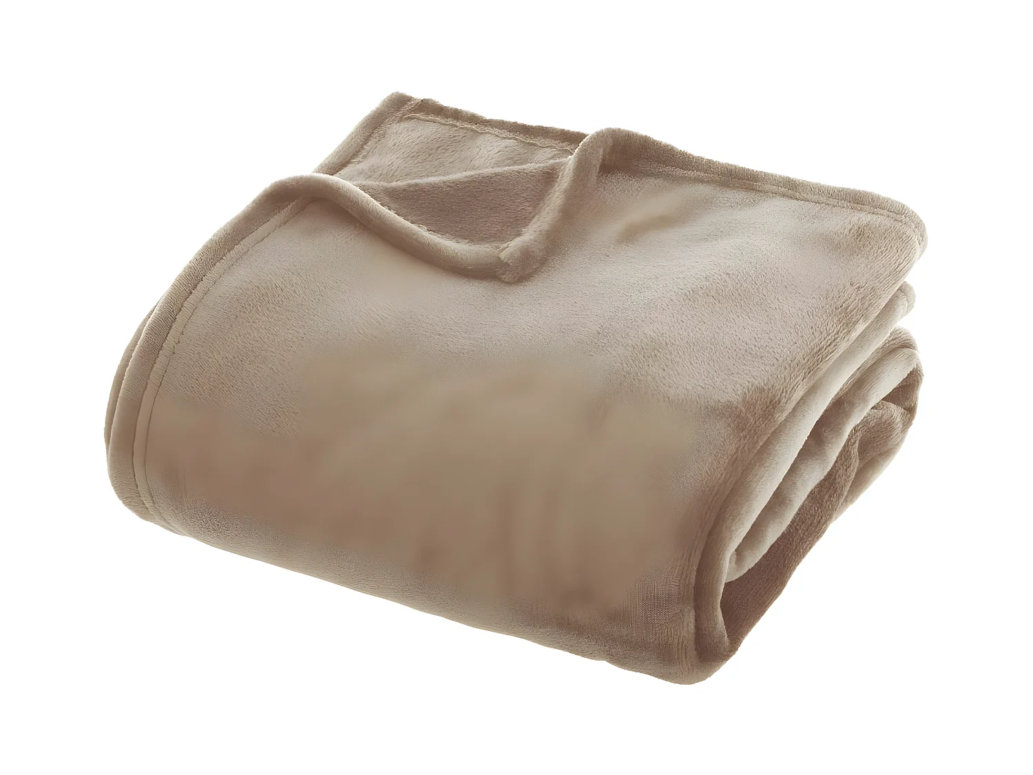 Plaid Flanelle Beige lin 180 x 230 cm