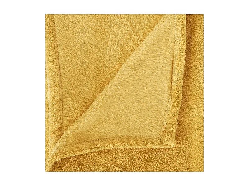 Plaid Microfibre Ocre 180 x 230 cm