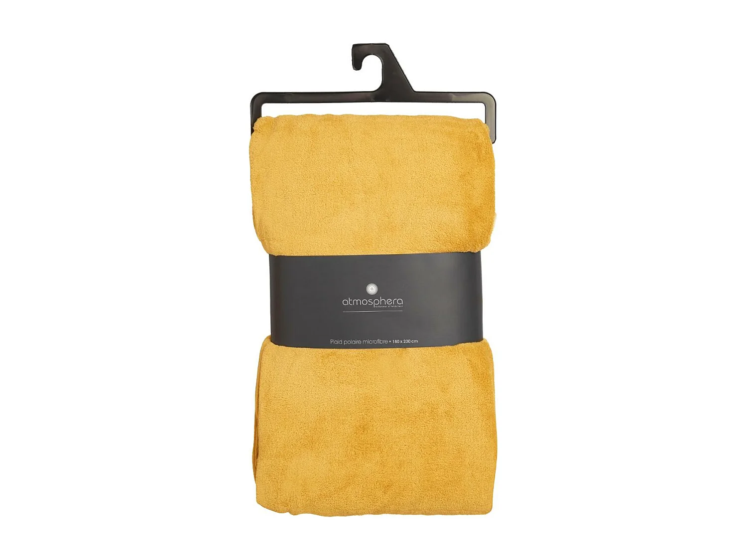 Plaid Microfibre Ocre 180 x 230 cm