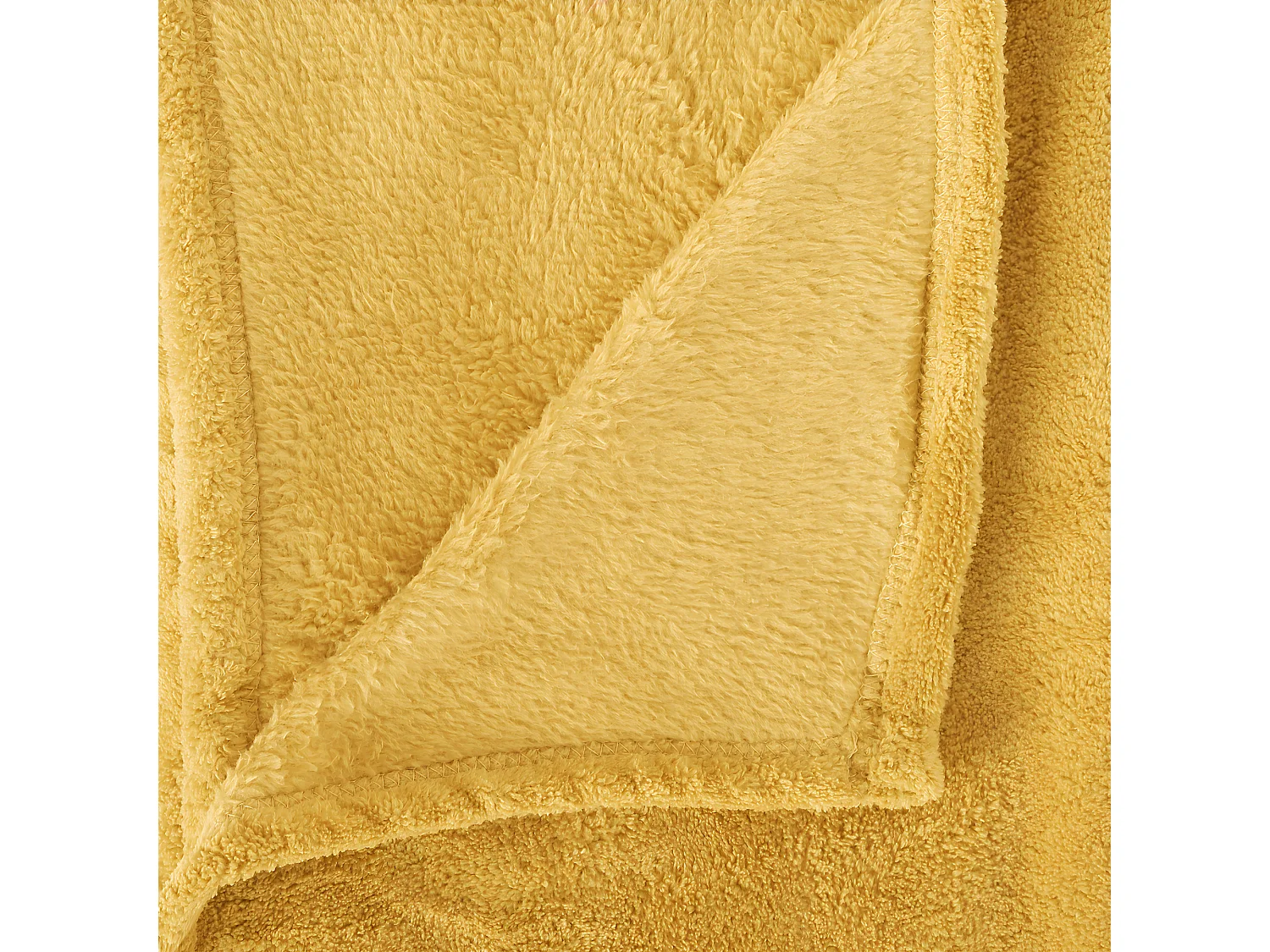 Plaid Microfibre Ocre 180 x 230 cm