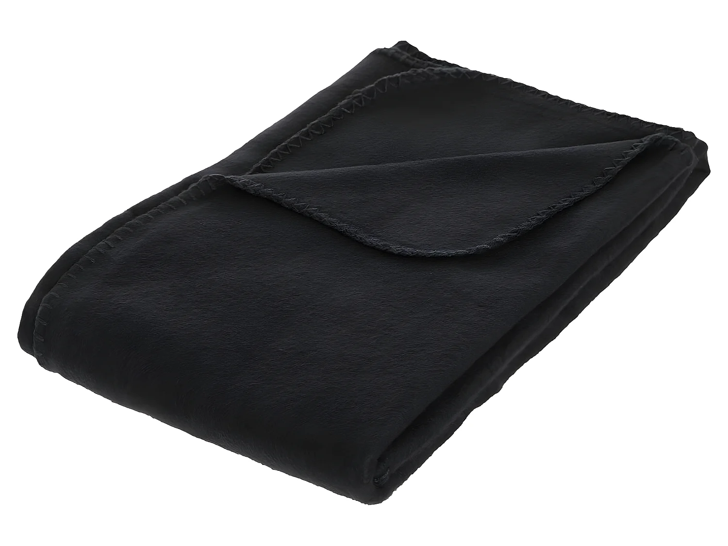 Plaid Polaire Noir 125 x 150 cm