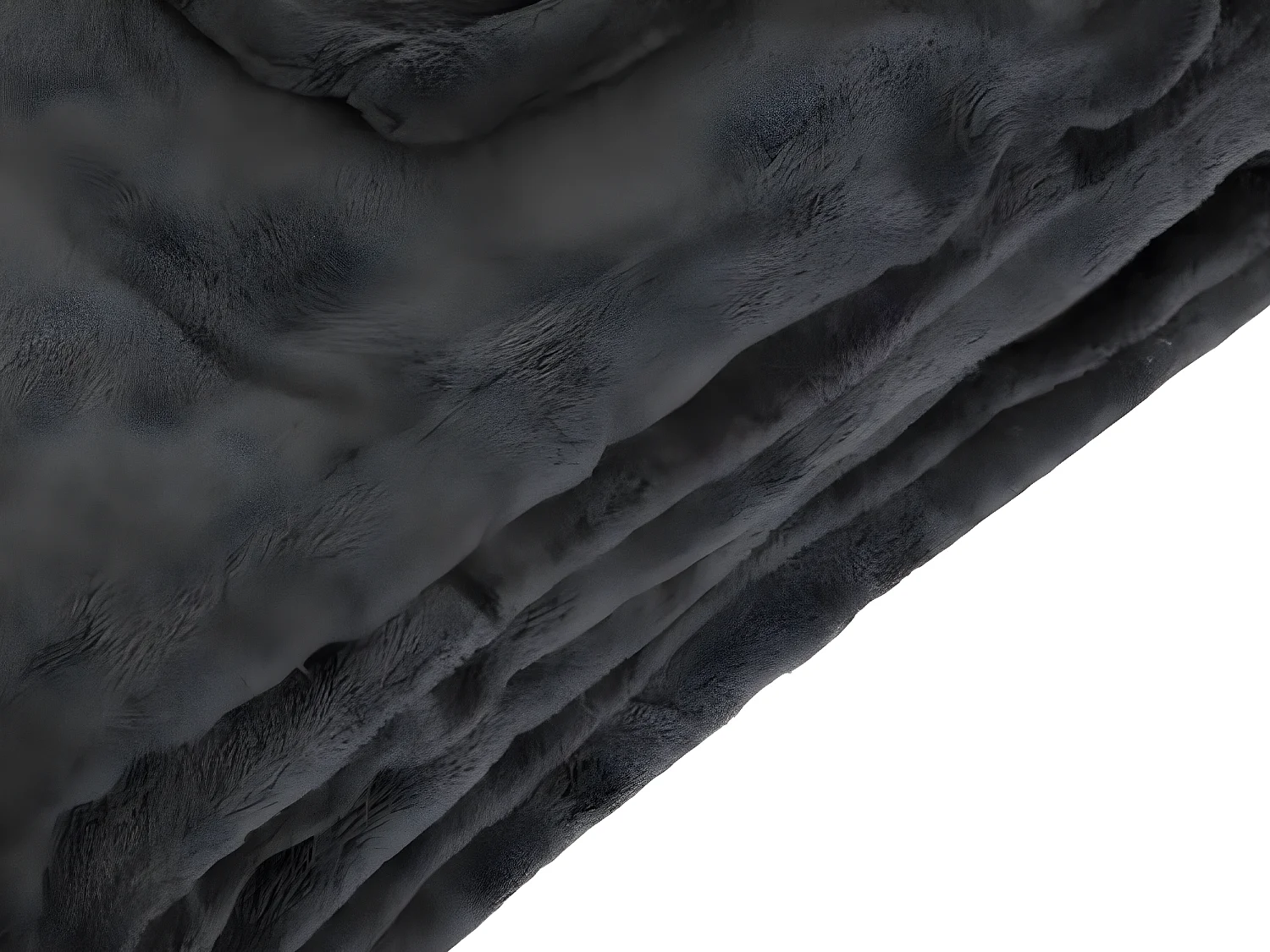 Plaid Microfibre Gris foncé 125 x 150 cm