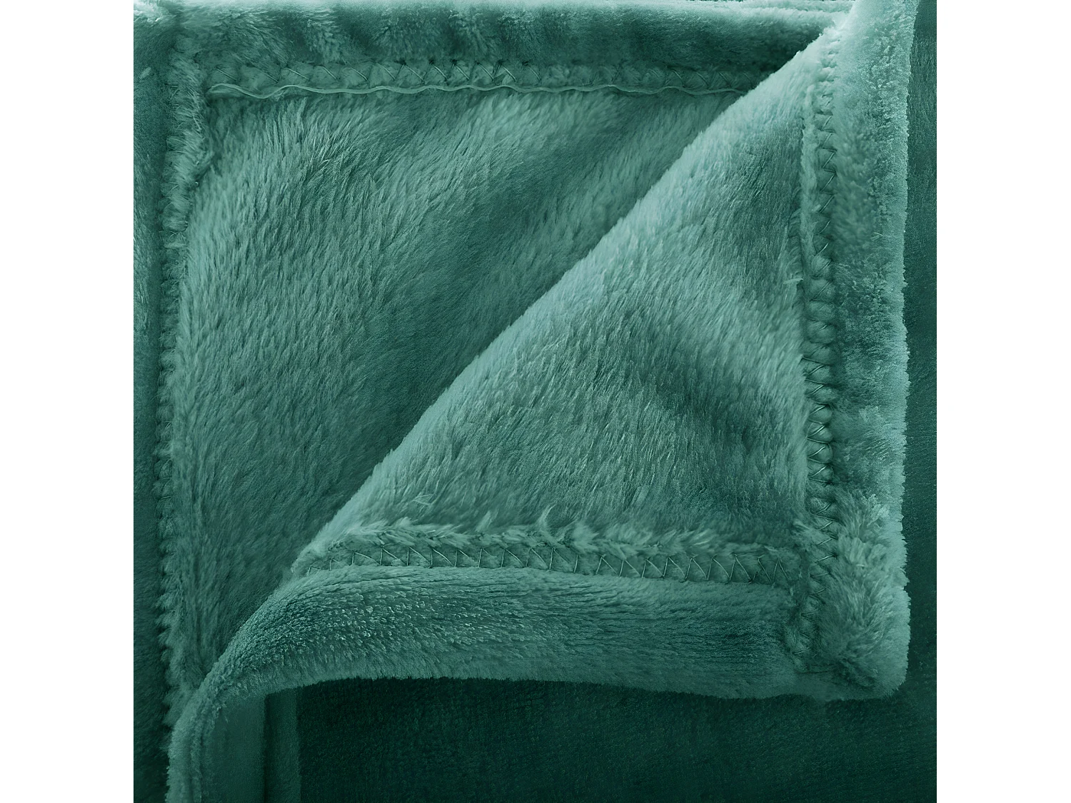 Plaid Flanelle Vert 180 x 230 cm