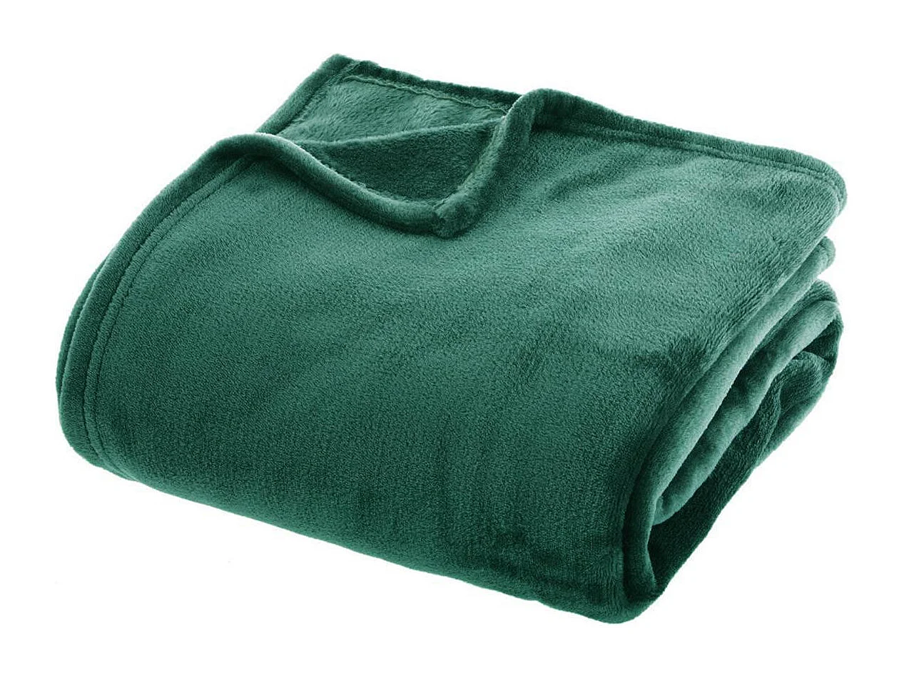 Einfarbige Flanelldecke 180 x 230 cm