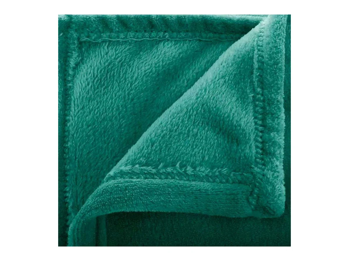 Plaid Flanelle Vert 130 x 180 cm