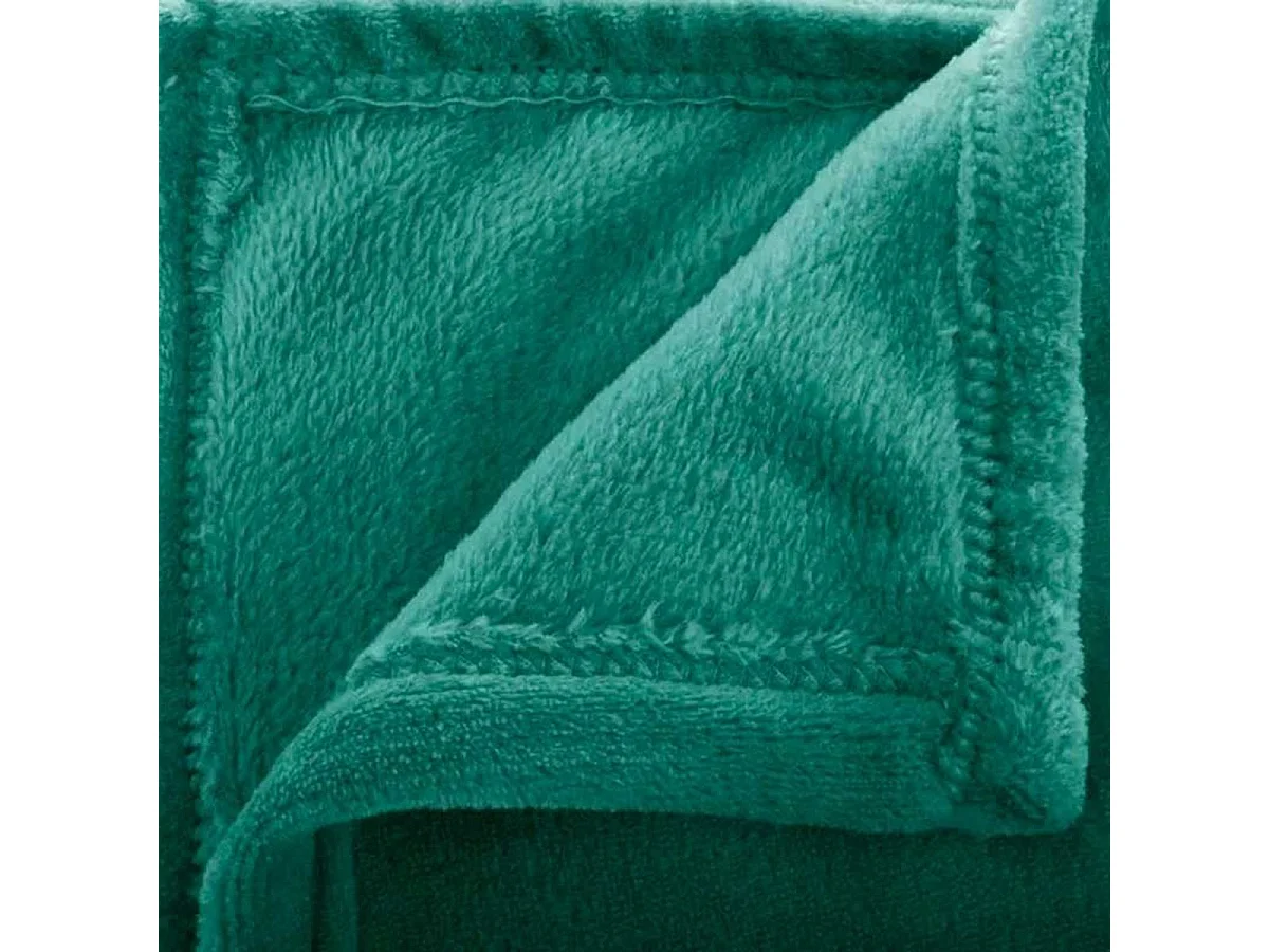 Plaid Flanelle Vert 130 x 180 cm