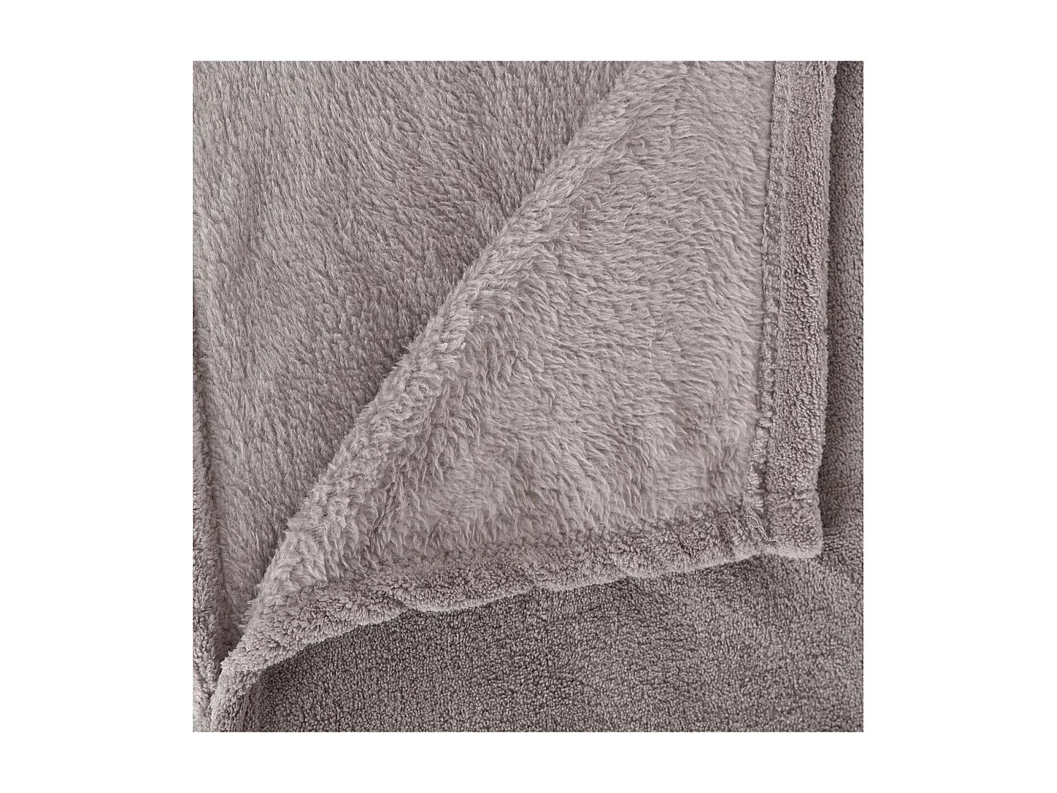 Plaid Microfibre Gris  125 x 150 cm