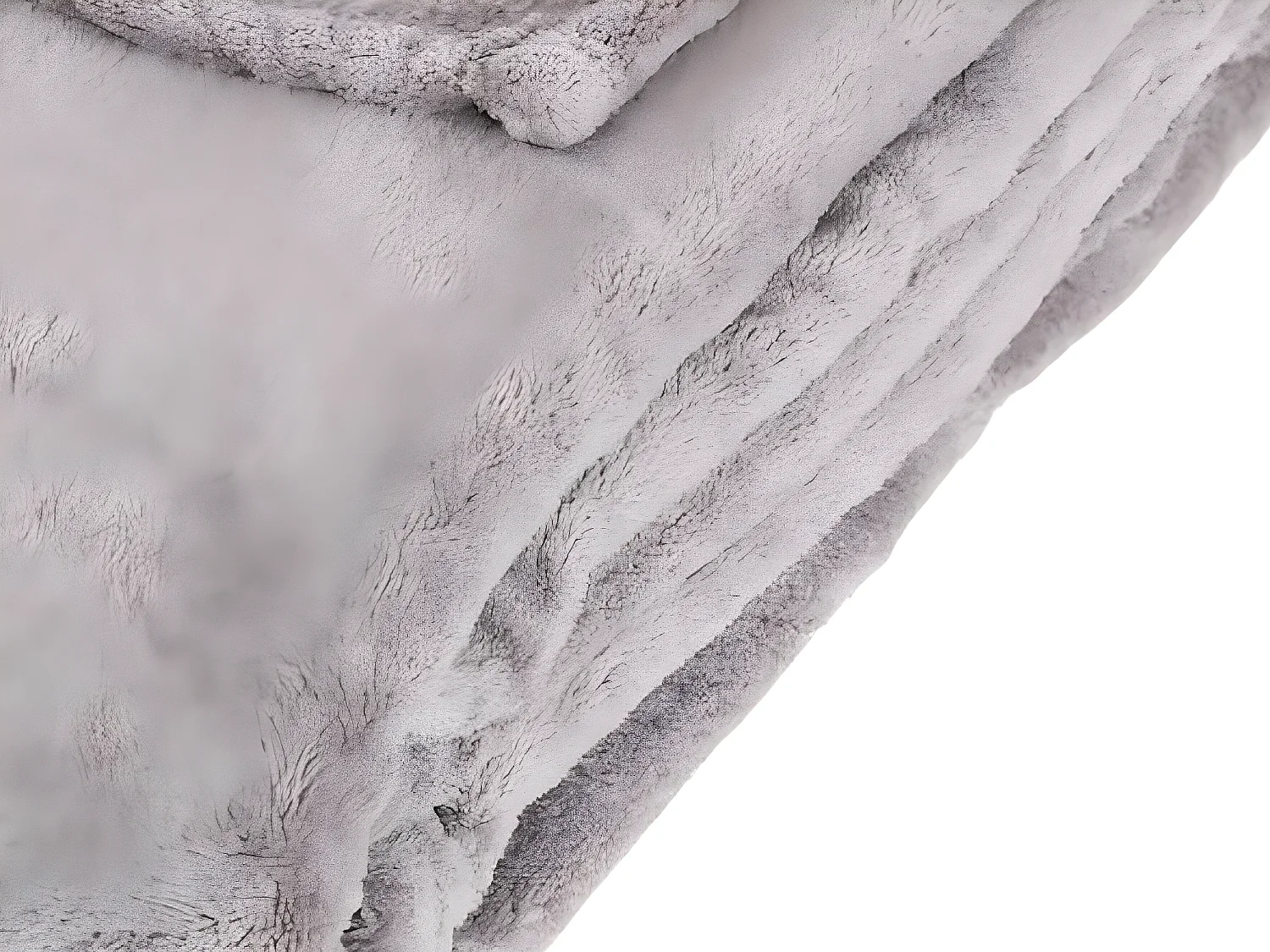 Plaid Microfibre Gris  125 x 150 cm