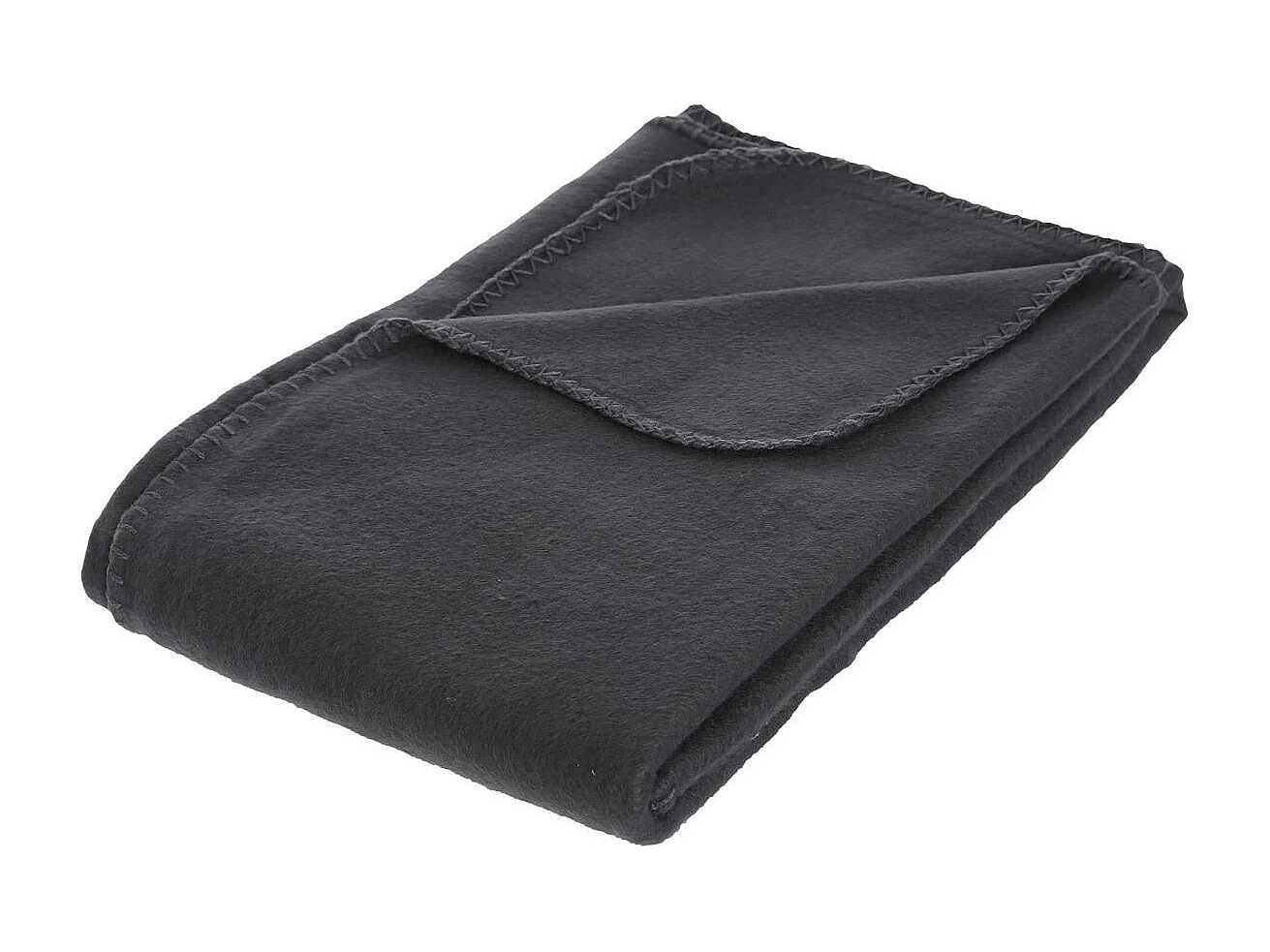 Plaid Polaire Gris foncé 125 x 150 cm