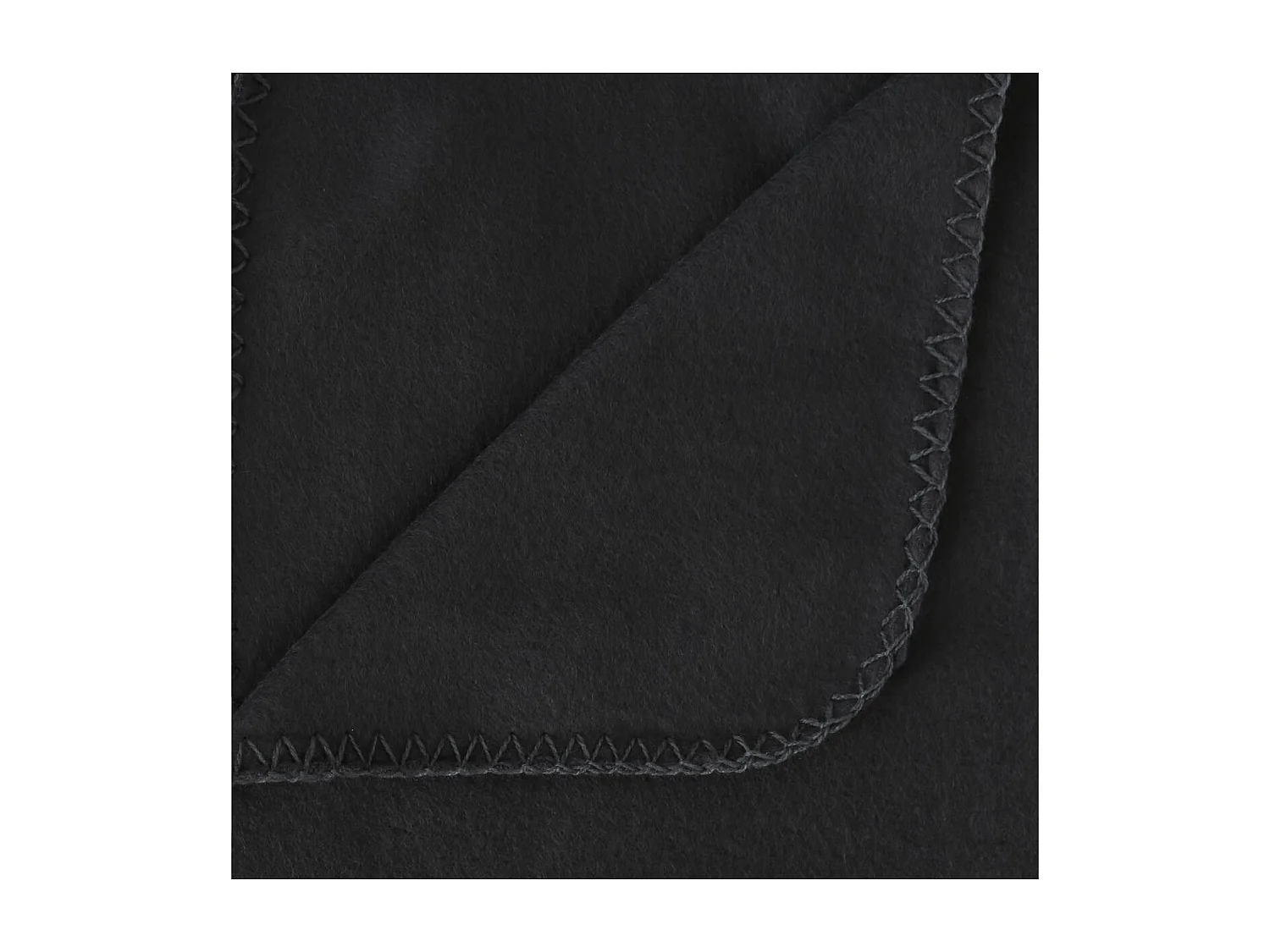 Plaid Polaire Gris foncé 125 x 150 cm