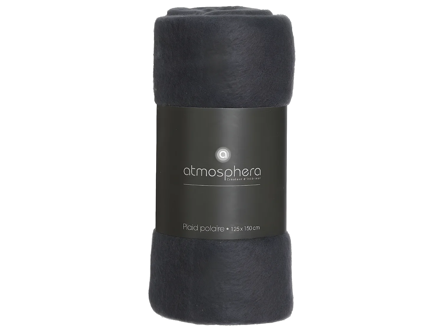 Plaid Polaire Gris foncé 125 x 150 cm