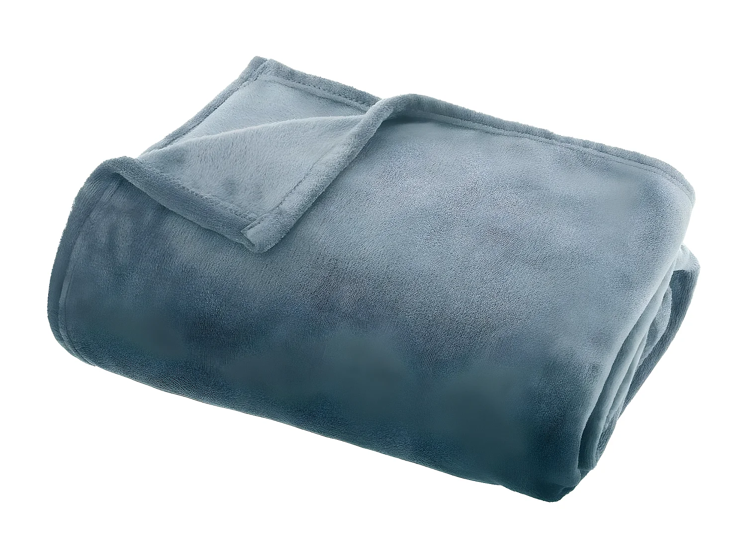 Manta polar Atmosphera poliéster azul 130x180 cm