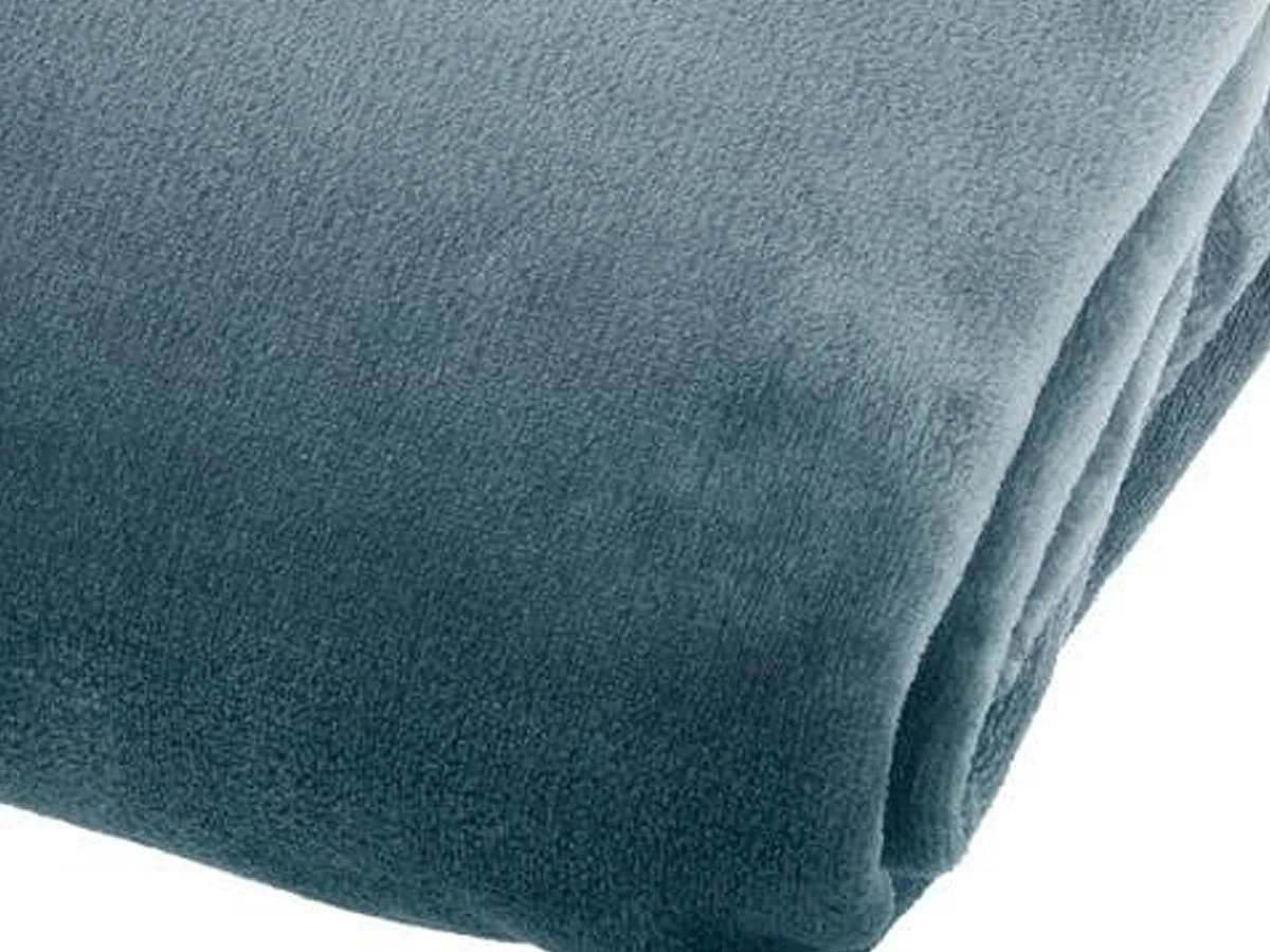 Manta polar Atmosphera poliéster azul 130x180 cm