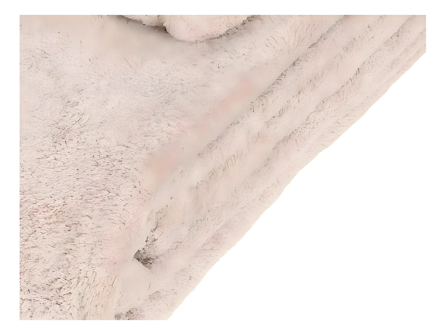 Plaid Microfibre Beige lin 125 x 150 cm