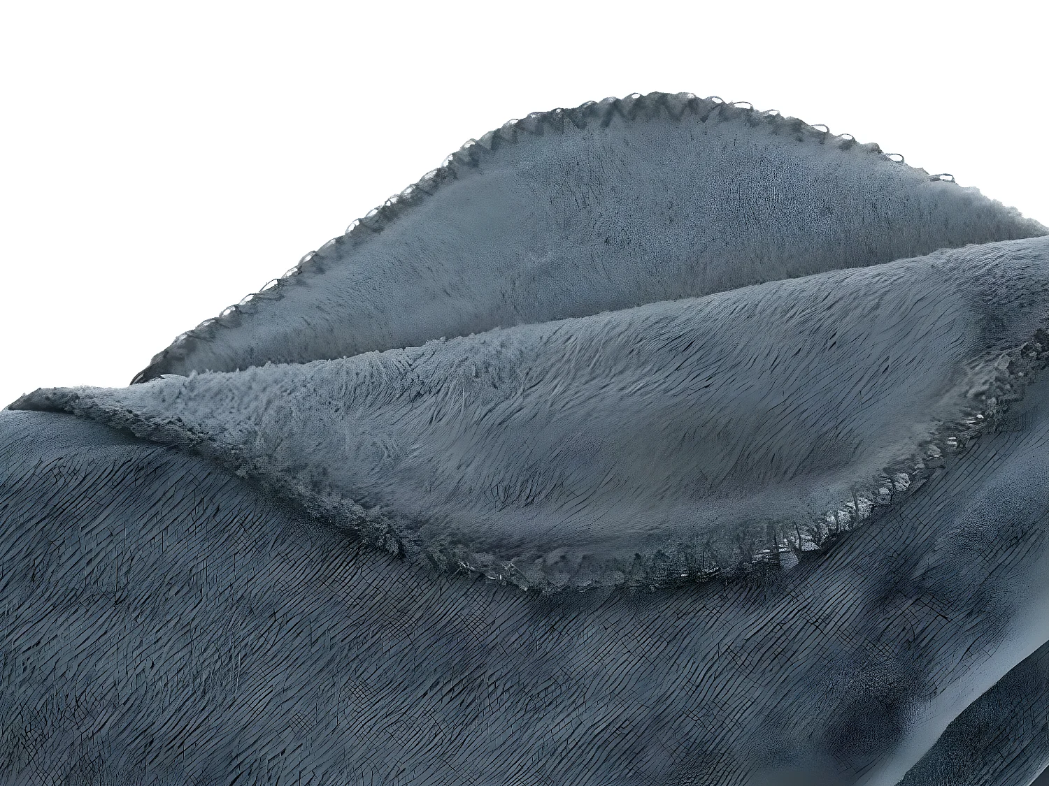 Plaid Microfibre Bleu Orage 180 x 230 cm