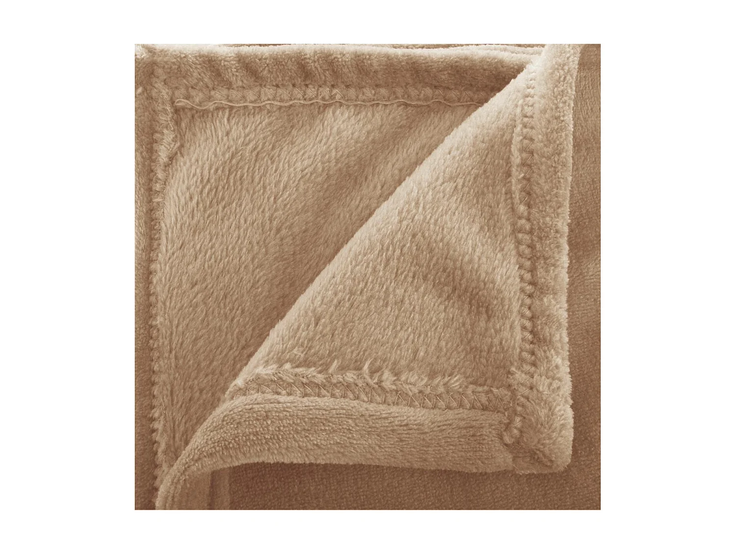 Plaid Flanelle Beige lin 130 x 180 cm