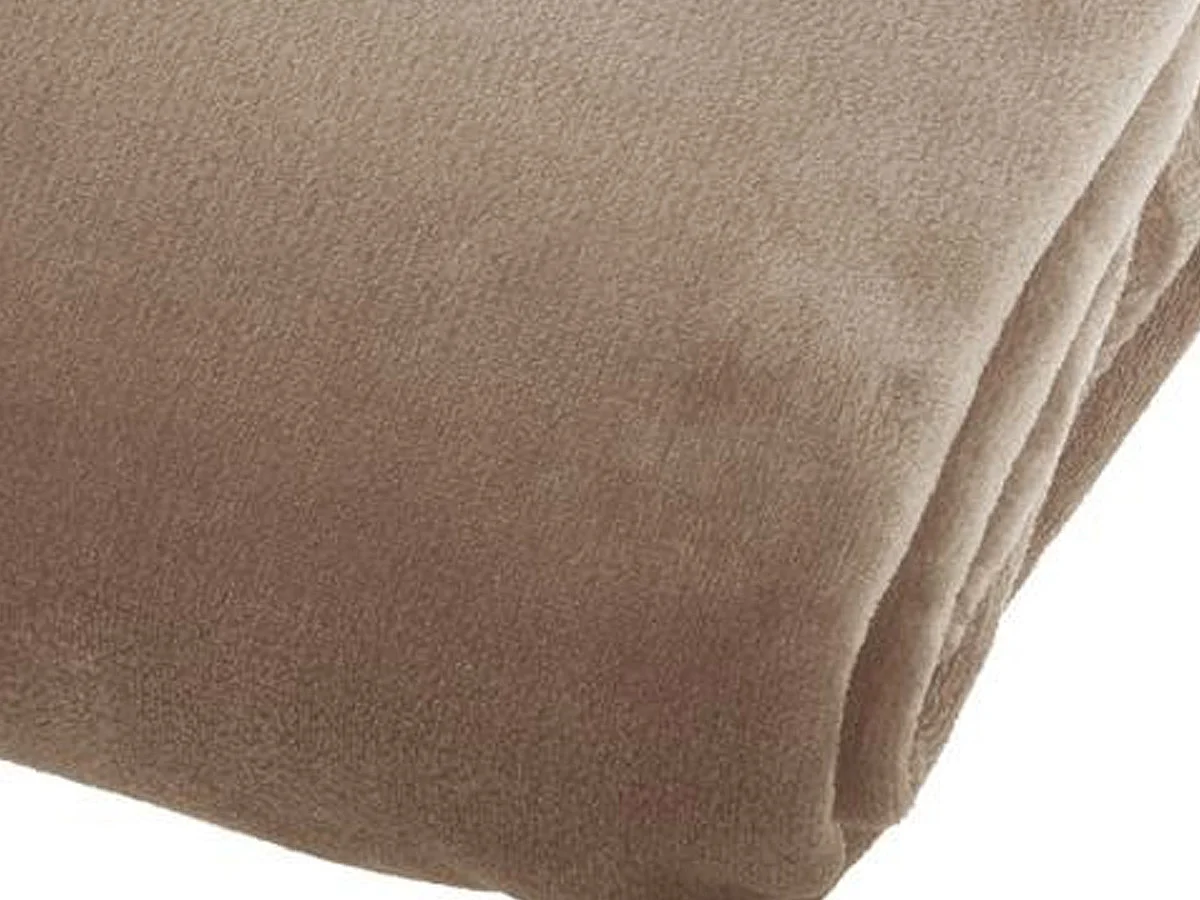 Plaid Flanelle Beige lin 130 x 180 cm