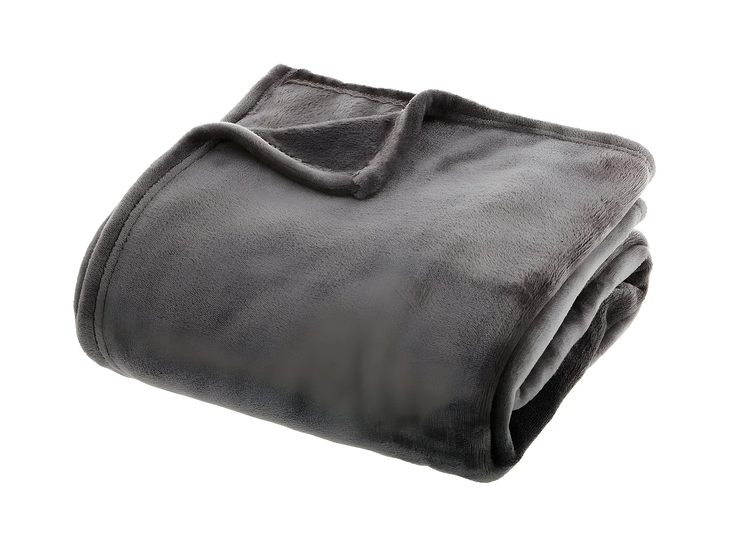 Plaid Flanelle Gris foncé 130 x 180 cm