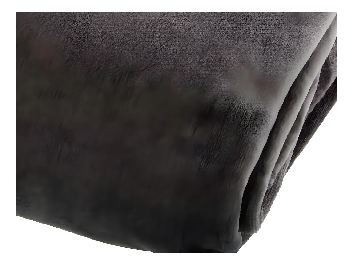 Plaid Flanelle Gris foncé 130 x 180 cm