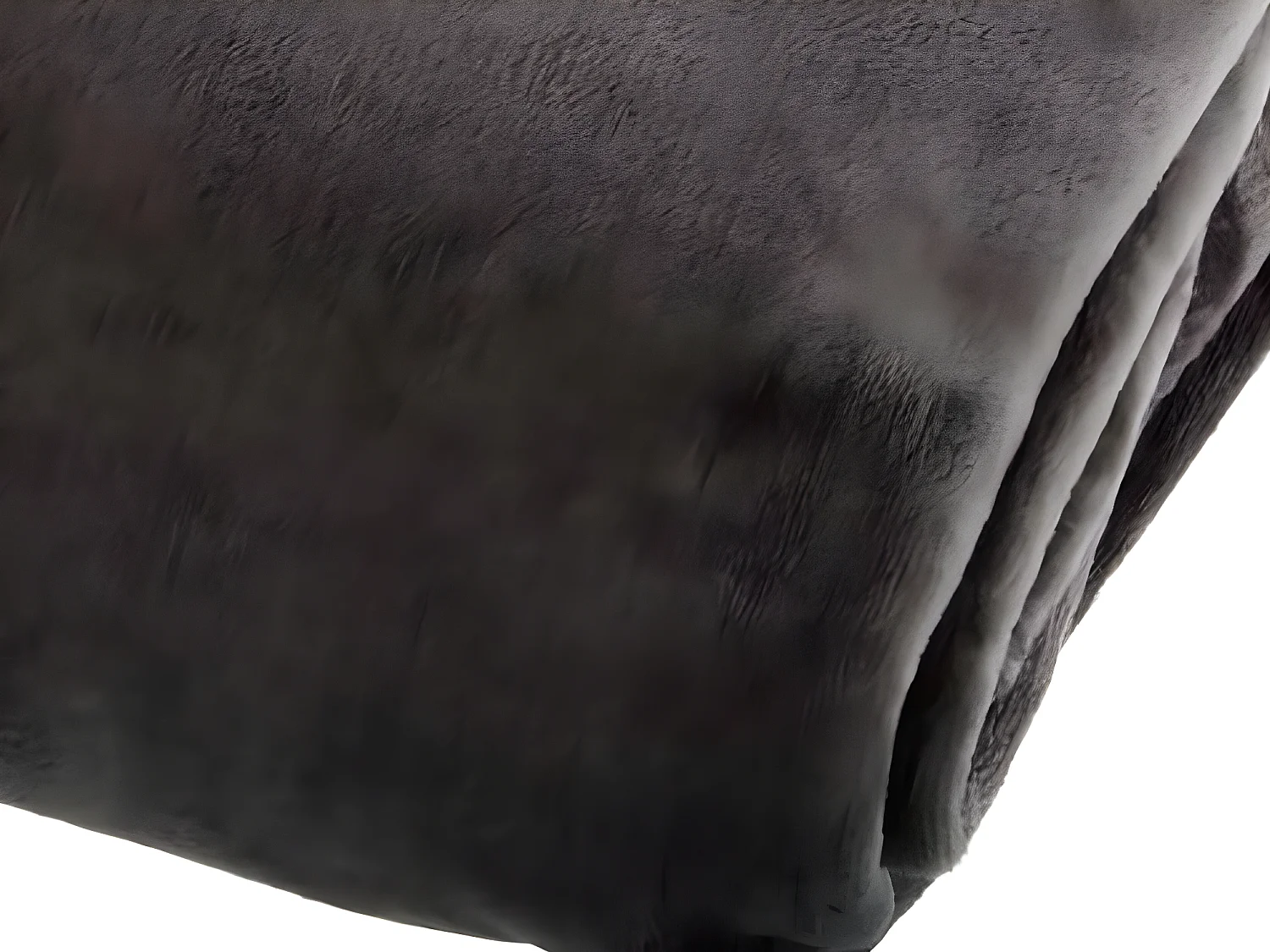 Plaid Flanelle Gris foncé 130 x 180 cm