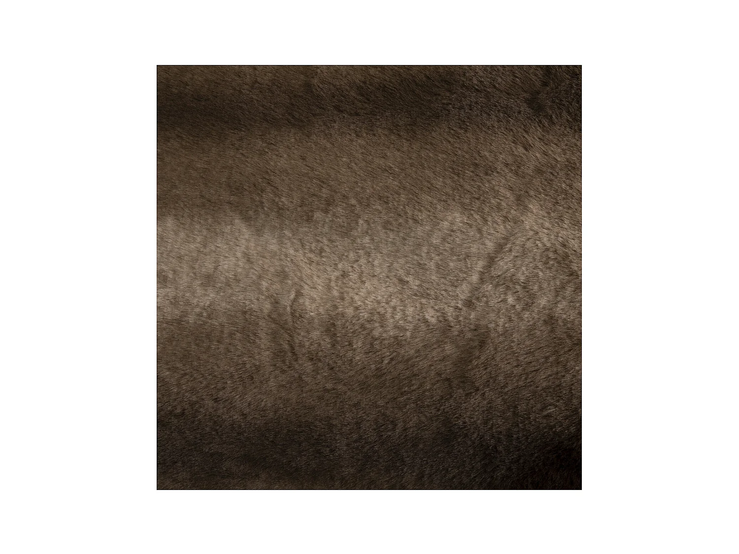 Plaid en fourrure Grizzli nuance de Marron 180 x 230 cm