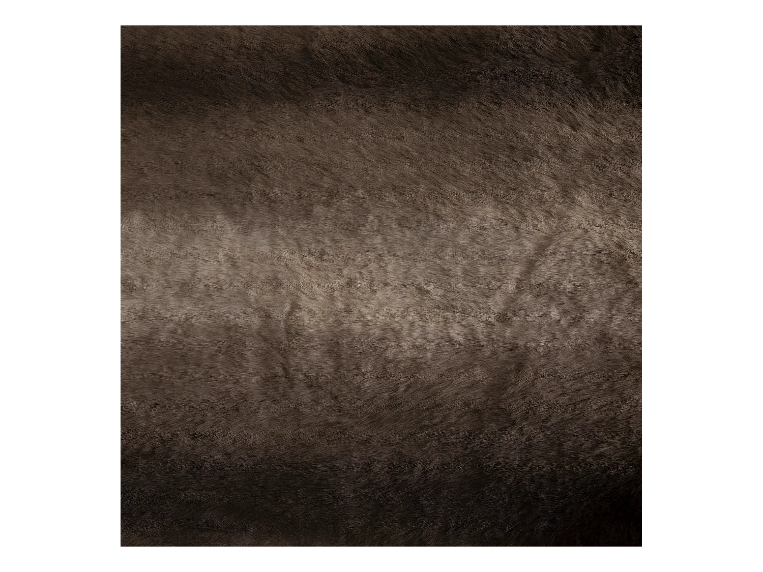 Plaid en fourrure Grizzli nuance de Marron 180 x 230 cm