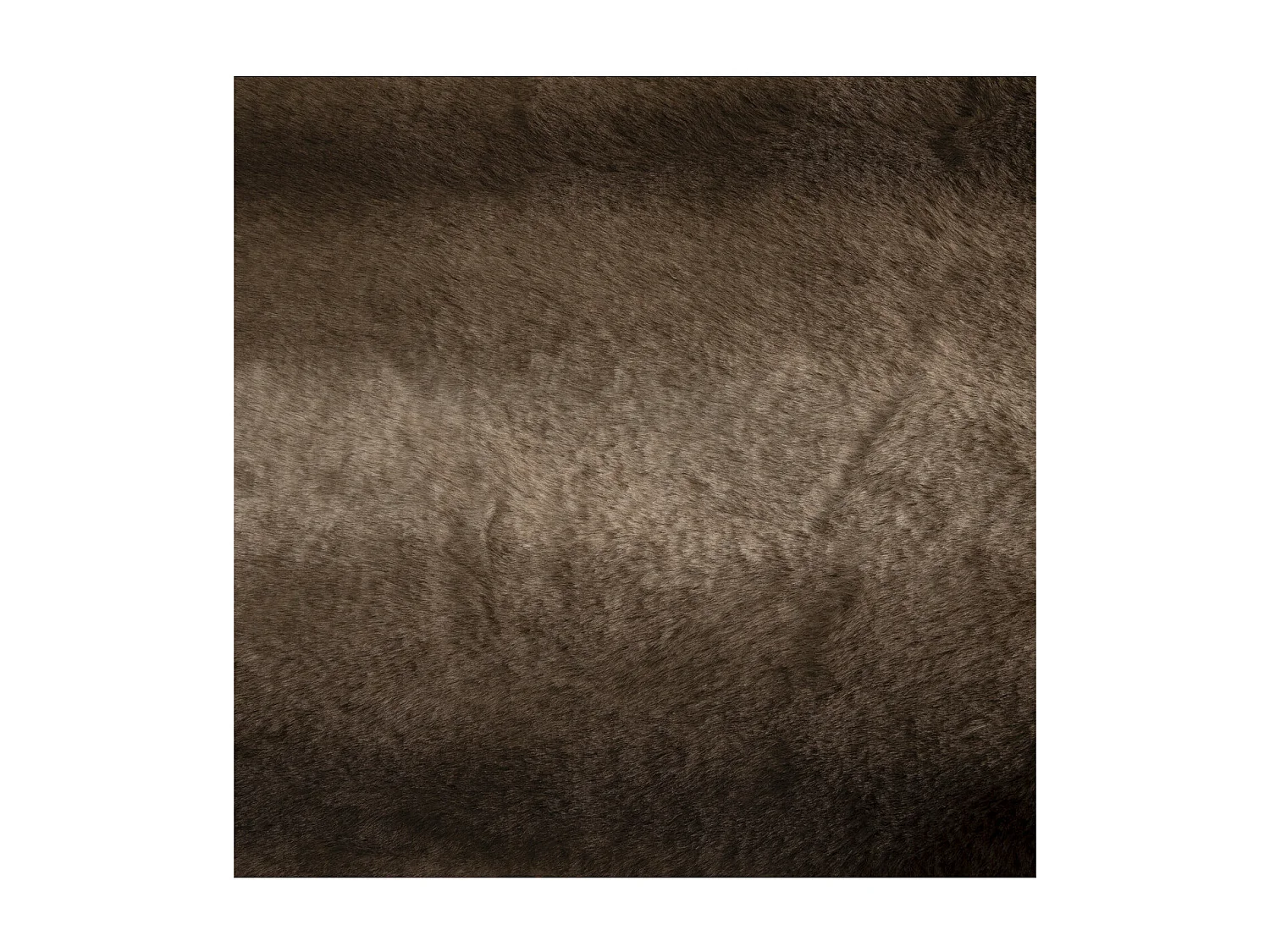 Plaid en fourrure Grizzli nuance de Marron 180 x 230 cm