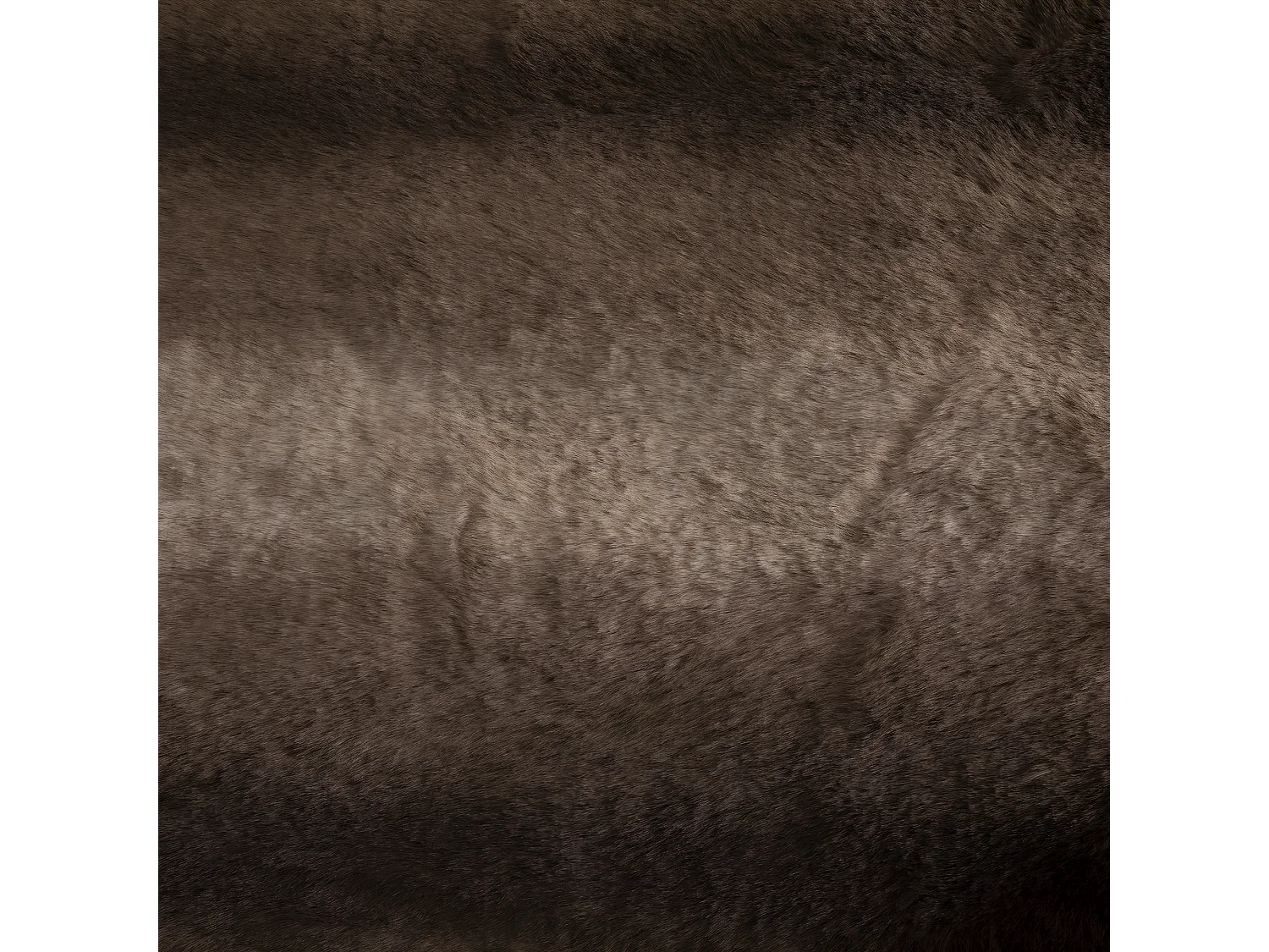 Plaid en fourrure Grizzli nuance de Marron 180 x 230 cm