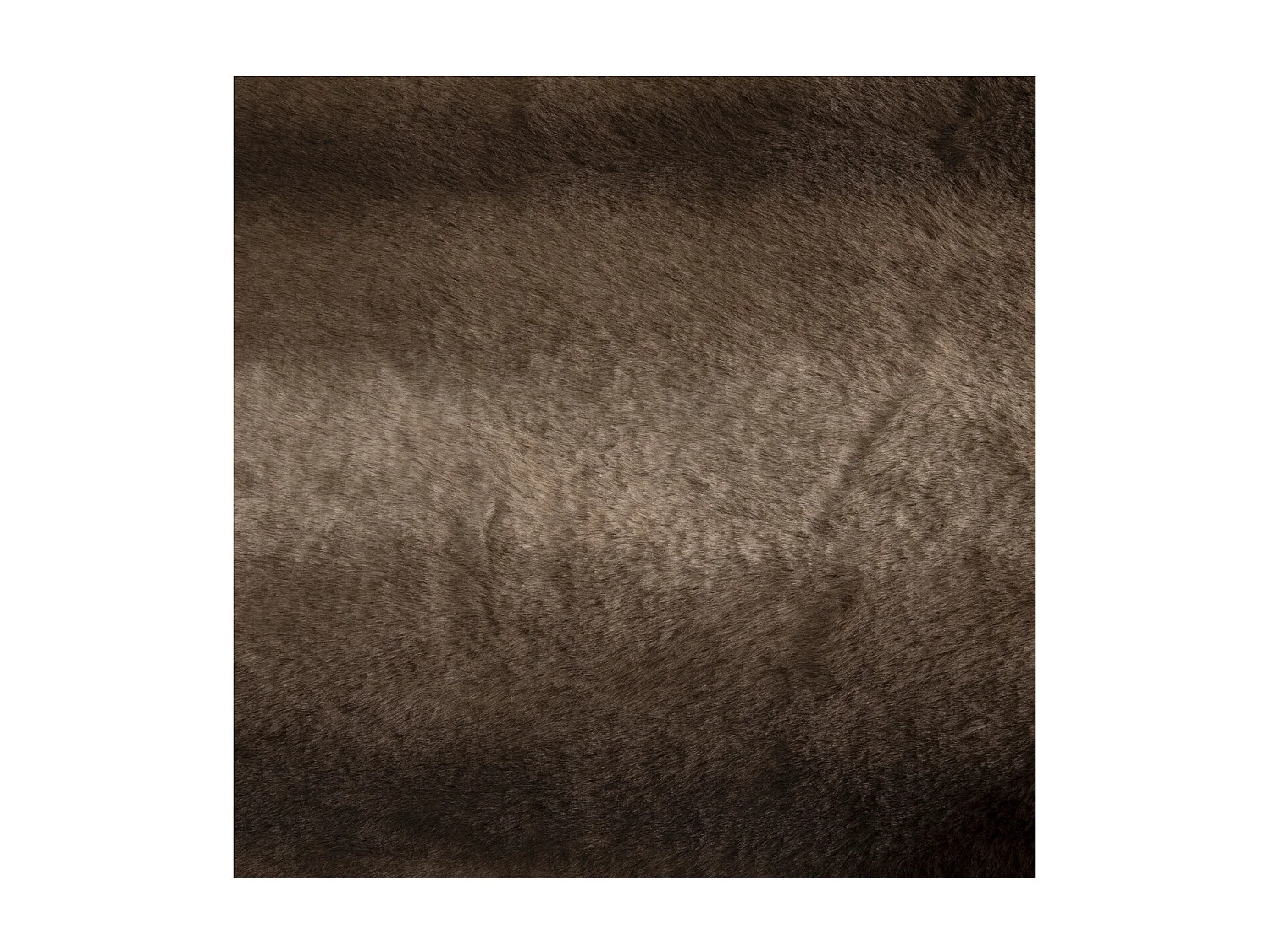 Plaid en fourrure Grizzli nuance de Marron 180 x 230 cm