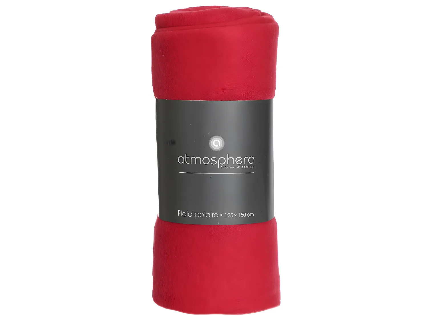 Plaid Polaire Rouge 125 x 150 cm