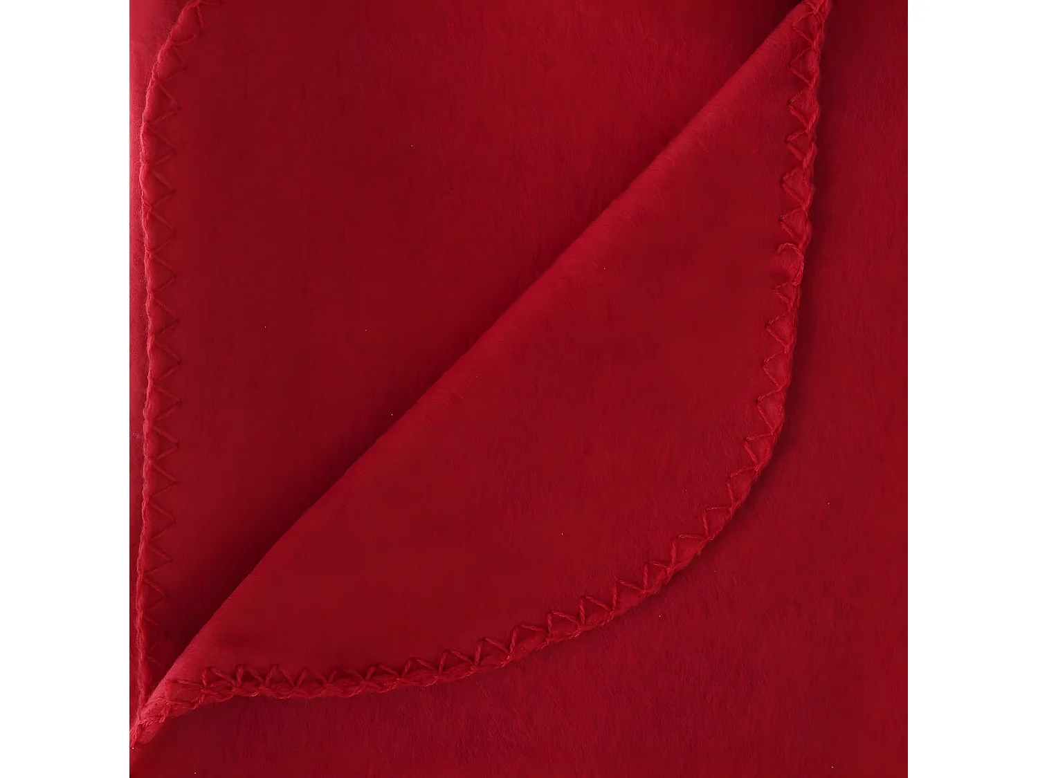 Plaid Polaire Rouge 125 x 150 cm