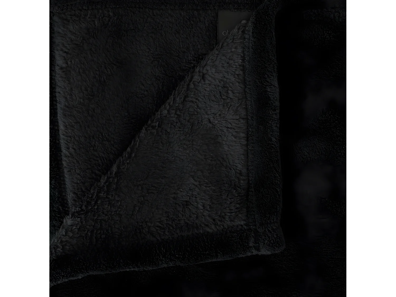 Plaid Microfibre Noir 125 x 150 cm