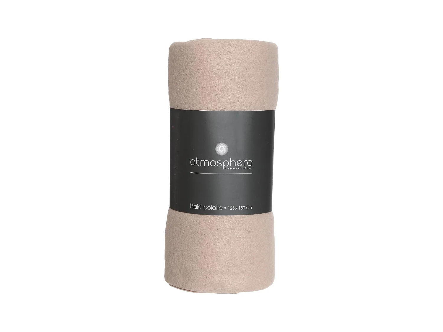 Plaid Polaire Beige lin 125 x 150 cm