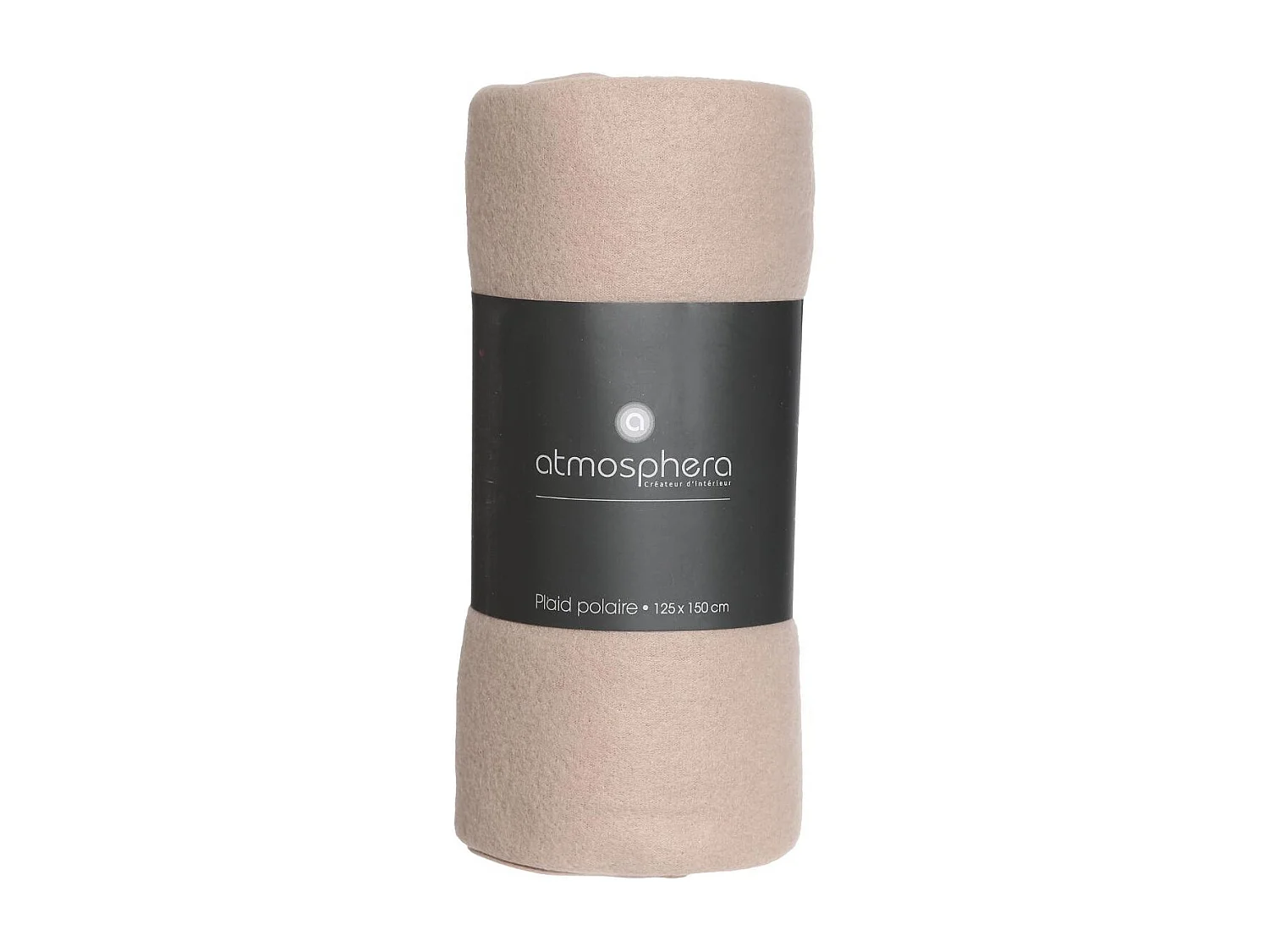 Plaid Polaire Beige lin 125 x 150 cm