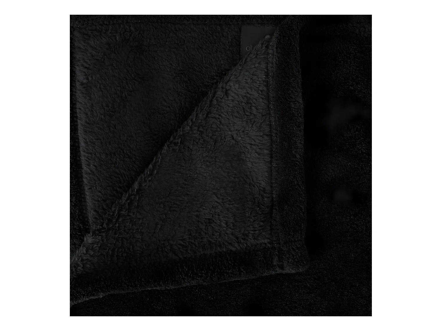 Plaid Microfibre Noir 180 x 230 cm