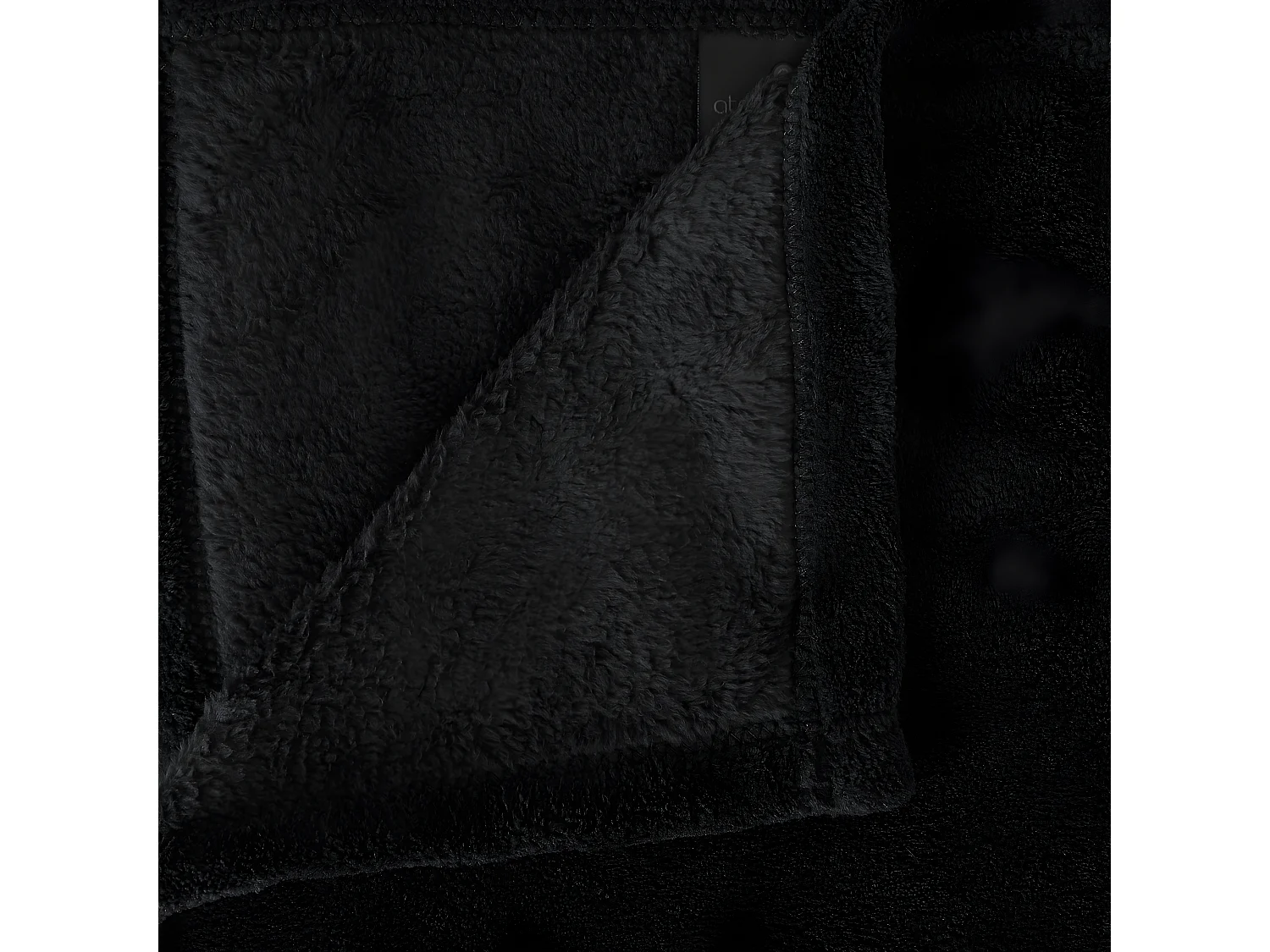 Plaid Microfibre Noir 180 x 230 cm