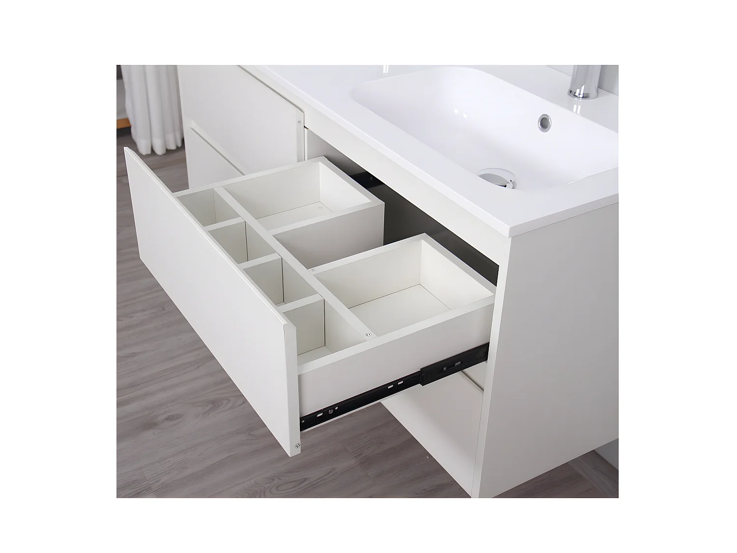 Waschtisch mit Unterschrank FORTINA 120 cm weiß