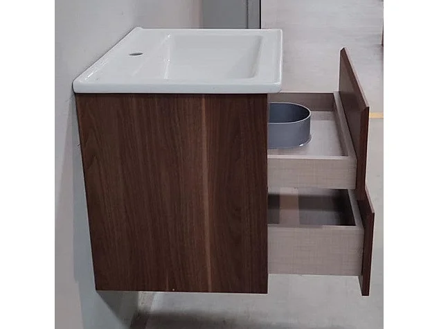 Lavabo con mueble MESSINA 80 cm nogal