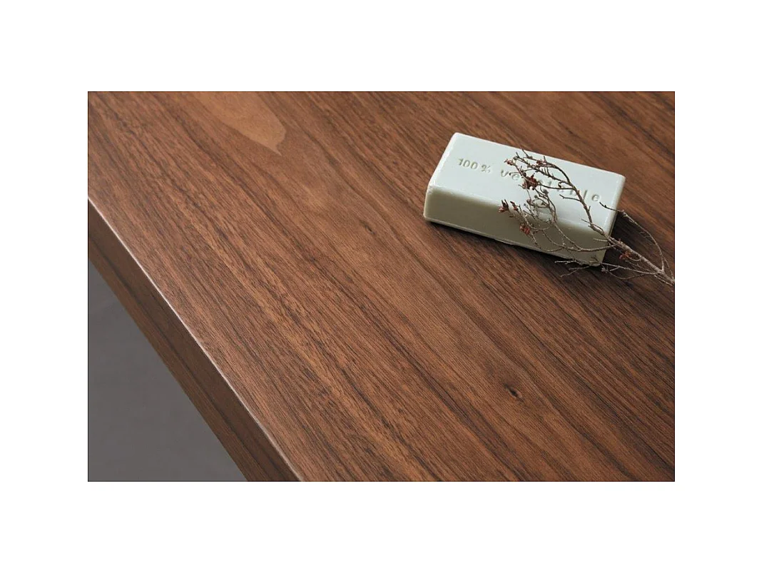 Waschtisch für Aufsatzwaschbecken in Walnuss ZERO Tiefe 52 cm - Breite 140 cm