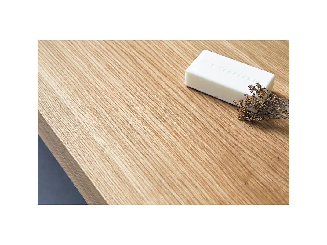 Waschtisch für Aufsatzwaschbecken in Eiche ZERO Tiefe 52 cm - Breite 140 cm