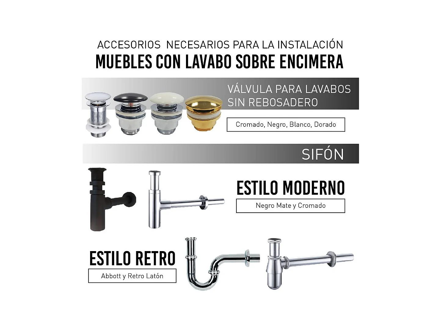 Mueble de baño MONTADO 120cm PALIO, blanco / roble claro