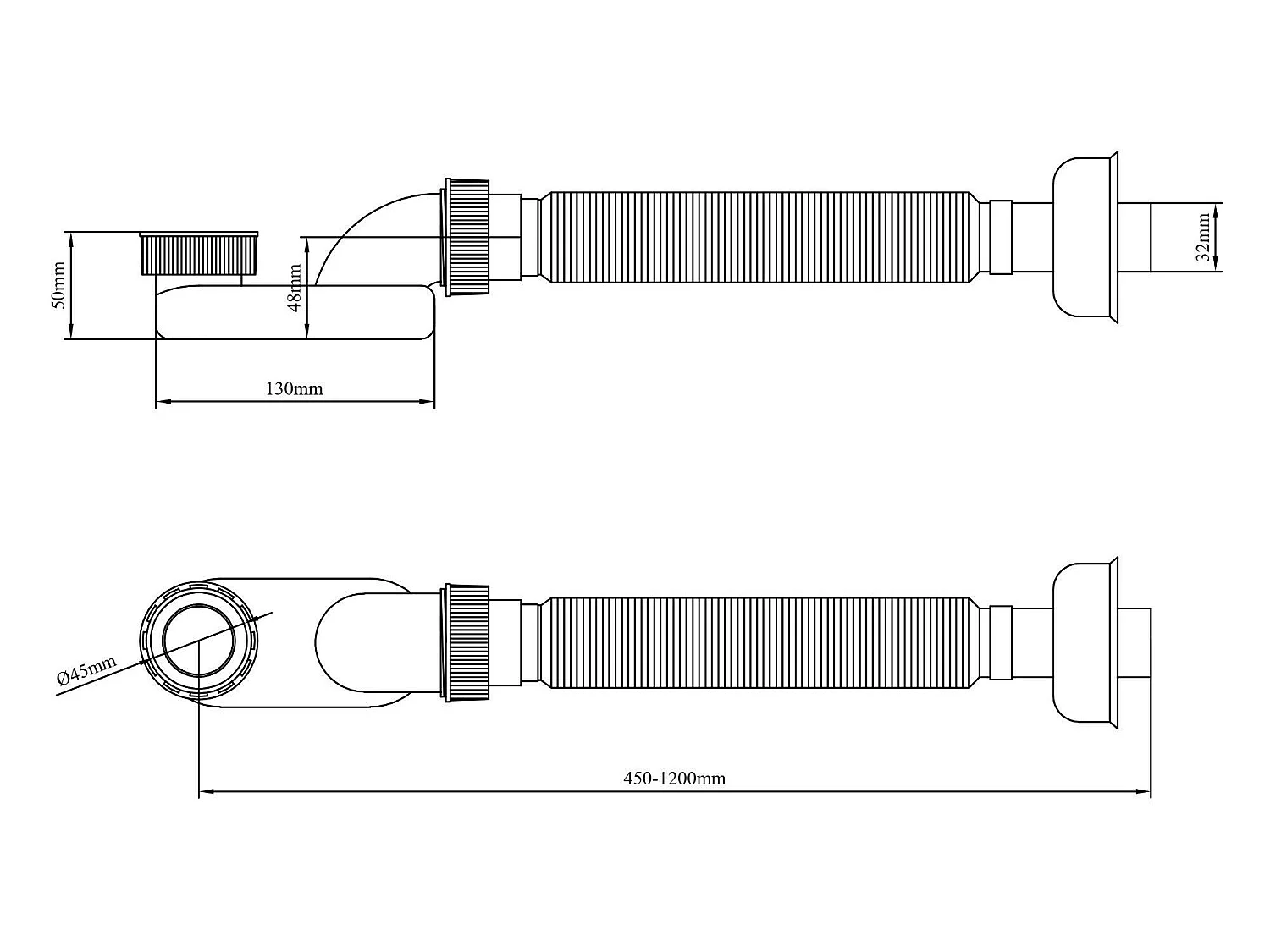 Baignoire design ovale semi-îlot ELIZABETH blanche 170 cm Angle à droite