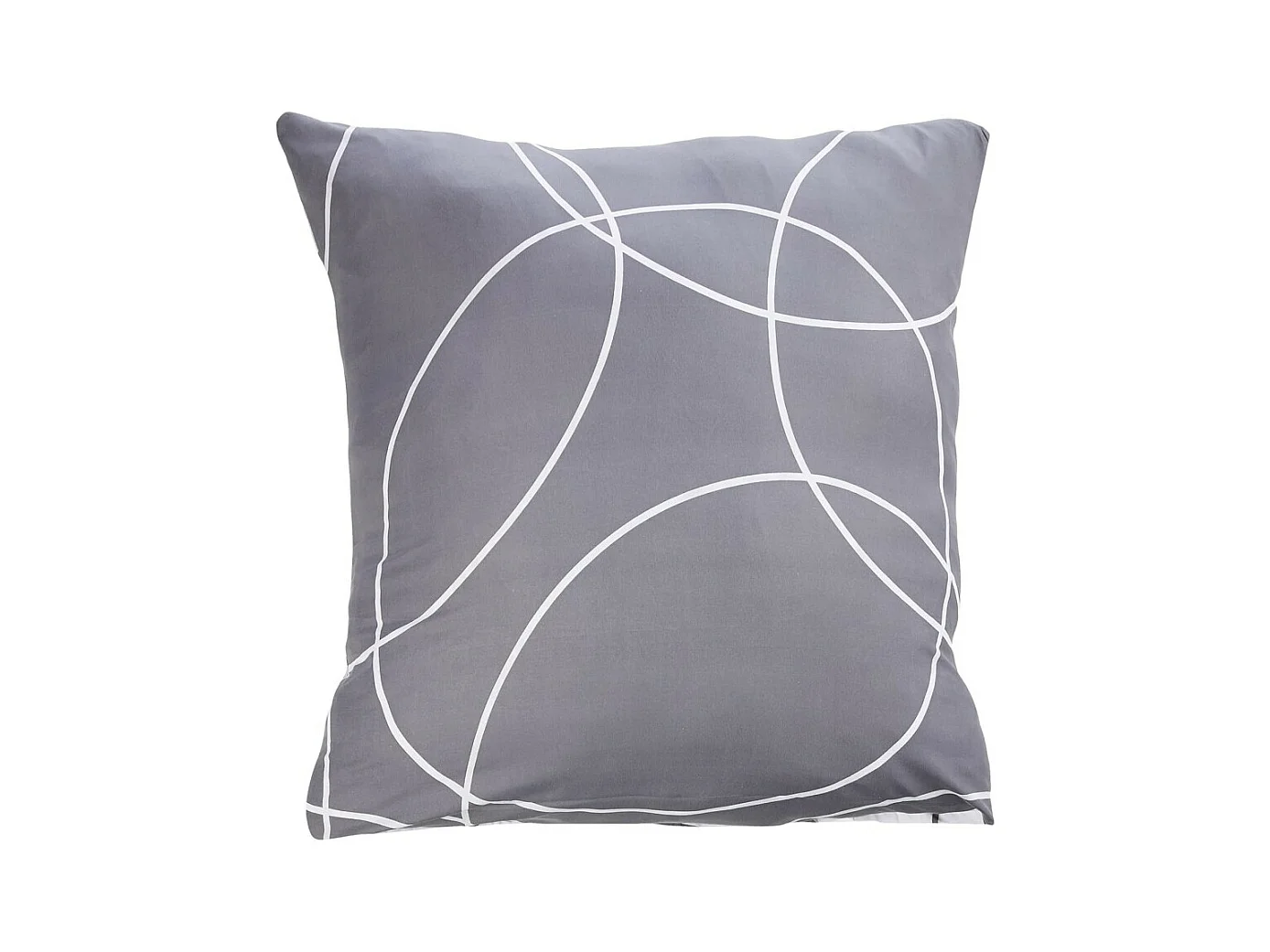 Parure de Lit 3 Pièces "Elton" 240x220cm Gris