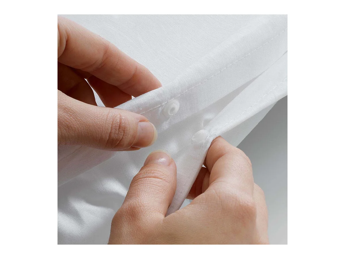 Parure de Lit 3 Pièces "Galets Zen" 240x220cm Taupe