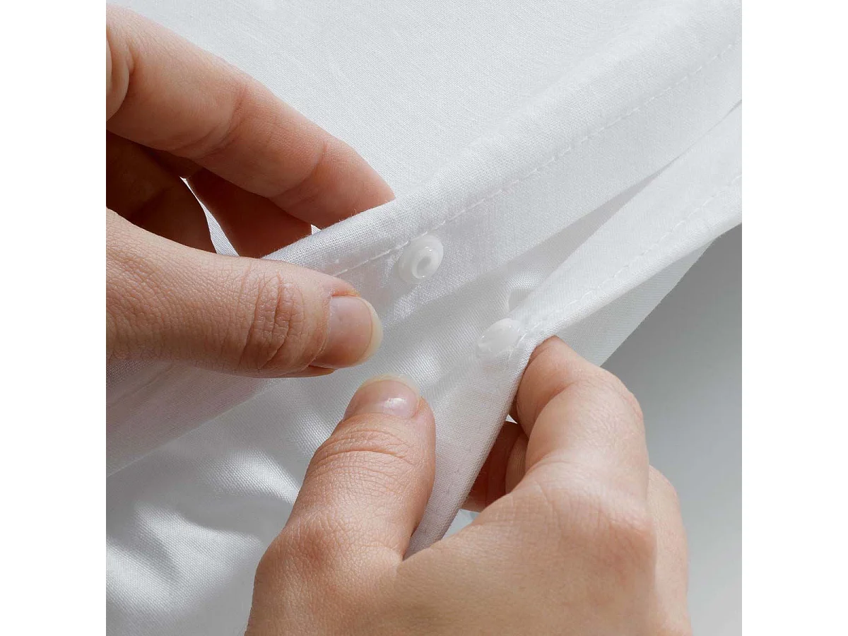 Parure de Lit 3 Pièces "Galets Zen" 240x220cm Taupe